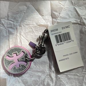 Tory Burch Multicolor Pisces Keychain